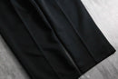 1990s PELLY ELLIS 2tuck black slacks