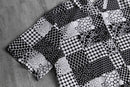 monotone dot pattern S/S shirt