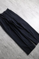 vintage 1tuck deep navy wool trousers