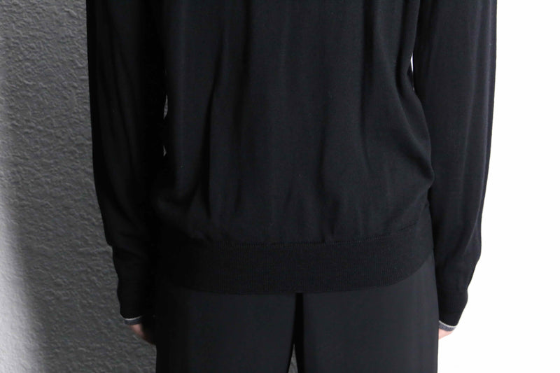 “TRUSSARDI Jeans” V-neck wool knit