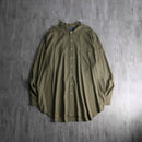 1990s Polo by Ralph Lauren mix fabric herringbone 3XLT loose shirt