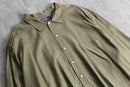 1990s Polo by Ralph Lauren mix fabric herringbone 3XLT loose shirt