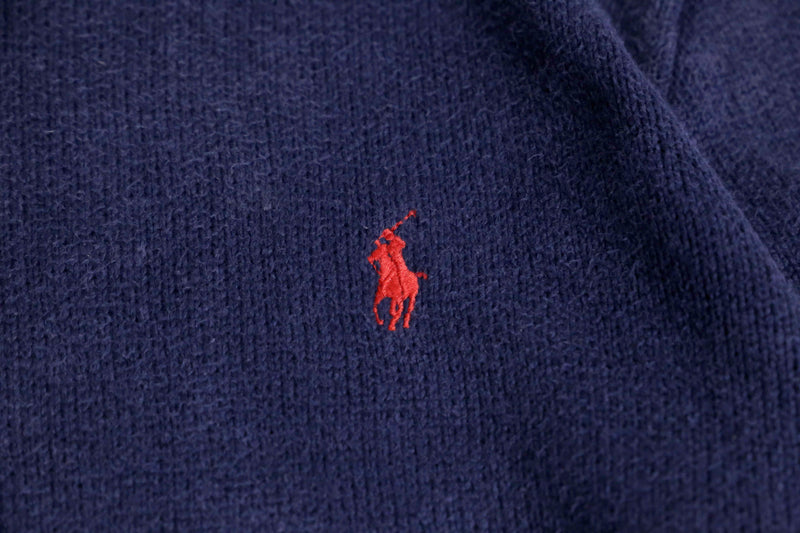 "Polo by Ralph Lauren" navy cotton knit