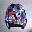 mulch pattern cotton knit