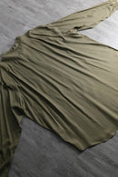 1990s Polo by Ralph Lauren mix fabric herringbone 3XLT loose shirt