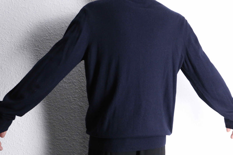 “TRUSSARDI” argyle check like wool knit