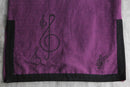 melody design purple shirt jacket