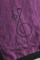 melody design purple shirt jacket