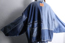 "Re:make" denim patchwork china jacket