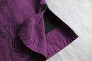 melody design purple shirt jacket