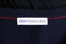 “TRUSSARDI” argyle check like wool knit