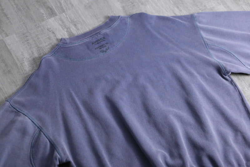2000s AVIREX faded over sweat shirt