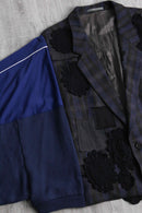 "Re:make" design track docking short length tailored jacket