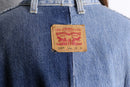 "Re:make" denim patchwork china jacket