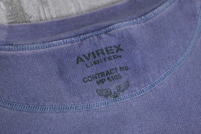 2000s AVIREX faded over sweat shirt
