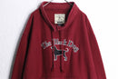 "The Black Dog" Bordeaux sweat shirt
