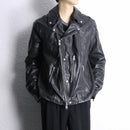 black color double riders jacket
