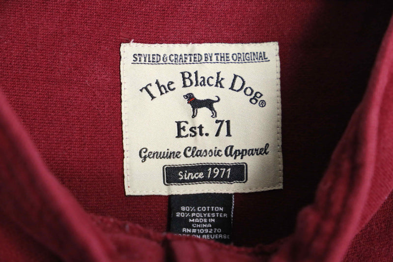 "The Black Dog" Bordeaux sweat shirt
