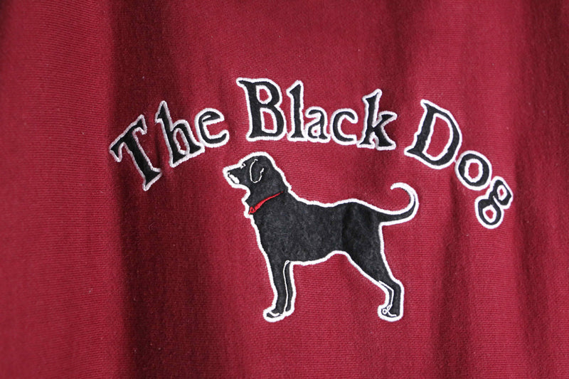 "The Black Dog" Bordeaux sweat shirt