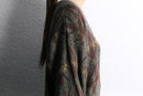 geometric pattern acryl V-neck knit
