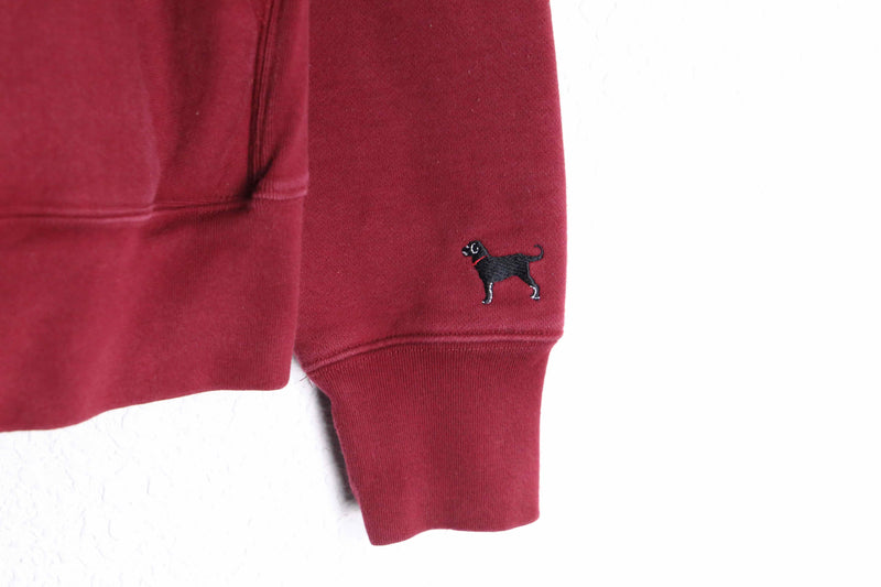 "The Black Dog" Bordeaux sweat shirt