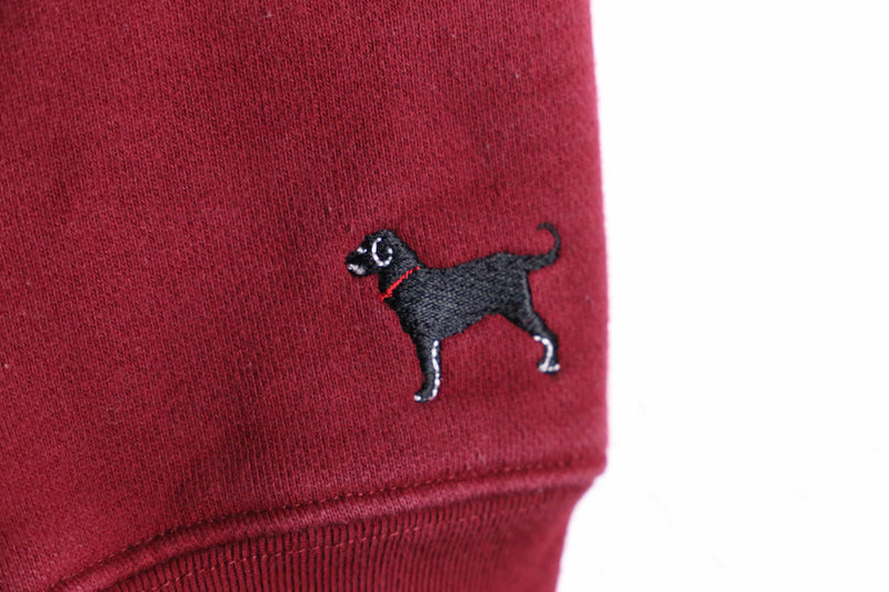 "The Black Dog" Bordeaux sweat shirt