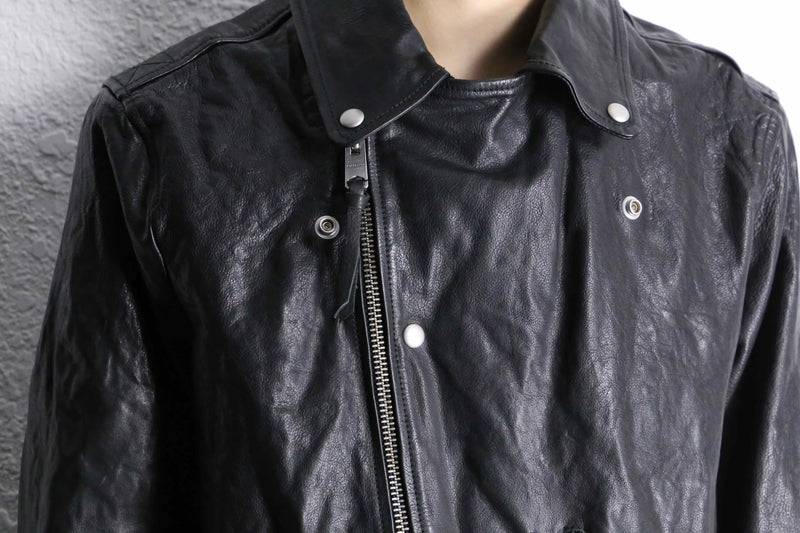 black color double riders jacket