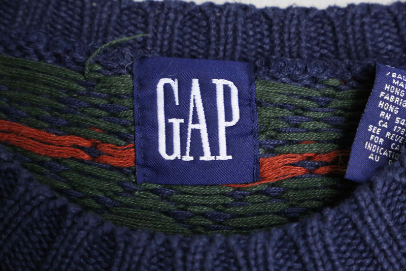 "OLD GAP " nordic motif cotton knit