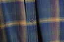 "ORVIS" over check flannel heavy cotton shirt