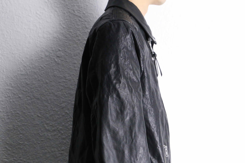 black color double riders jacket