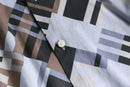 2000s A/X geometric pattern cotton shirt