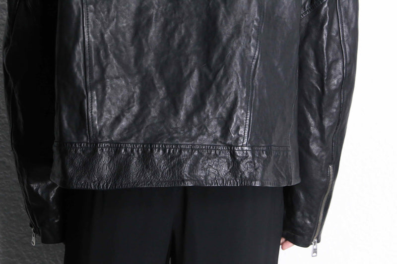 black color double riders jacket