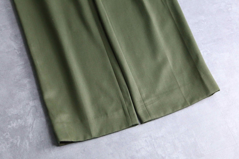 light green western straight slacks