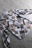 2000s A/X geometric pattern cotton shirt