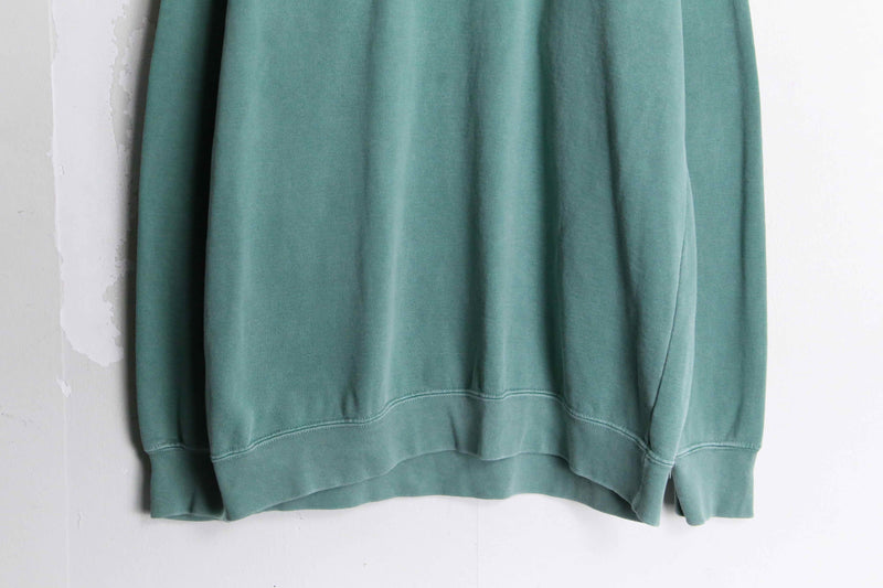 emerald green color loose sweat shirt