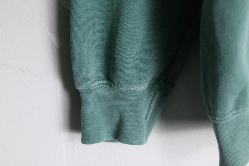 emerald green color loose sweat shirt