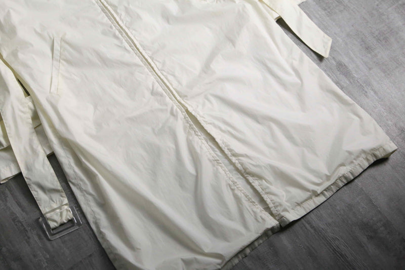 2000s agnès b. white nylon coat