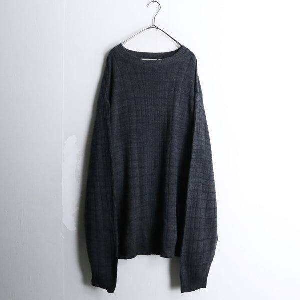 "Pierre Cardin" gray check  design sweater