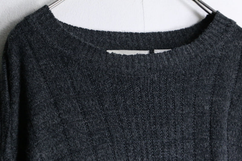 "Pierre Cardin" gray check  design sweater