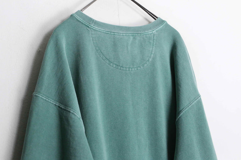 emerald green color loose sweat shirt