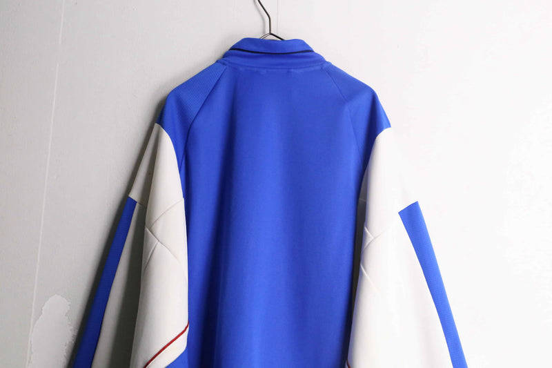 remake "再構築" blue color track jacket