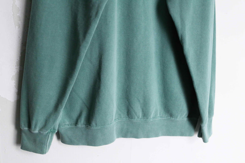 emerald green color loose sweat shirt