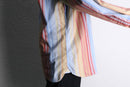 “GAP” pastel multi stripe shirt
