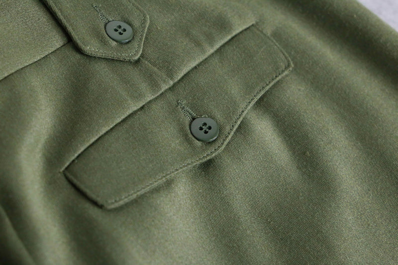 light green western straight slacks