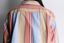 “GAP” pastel multi stripe shirt