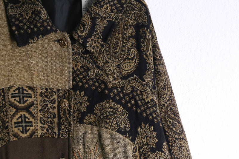 "90's white stag" ethnic jacket