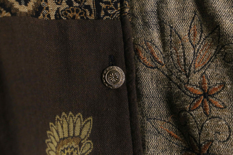 "90's white stag" ethnic jacket