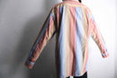 “GAP” pastel multi stripe shirt
