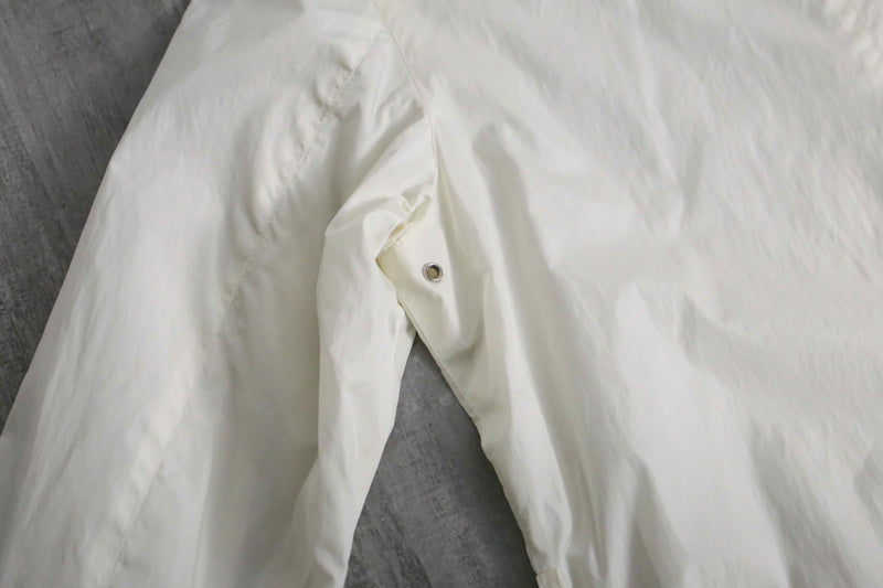 2000s agnès b. white nylon coat