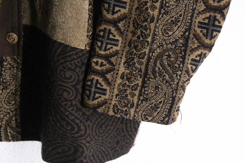 "90's white stag" ethnic jacket